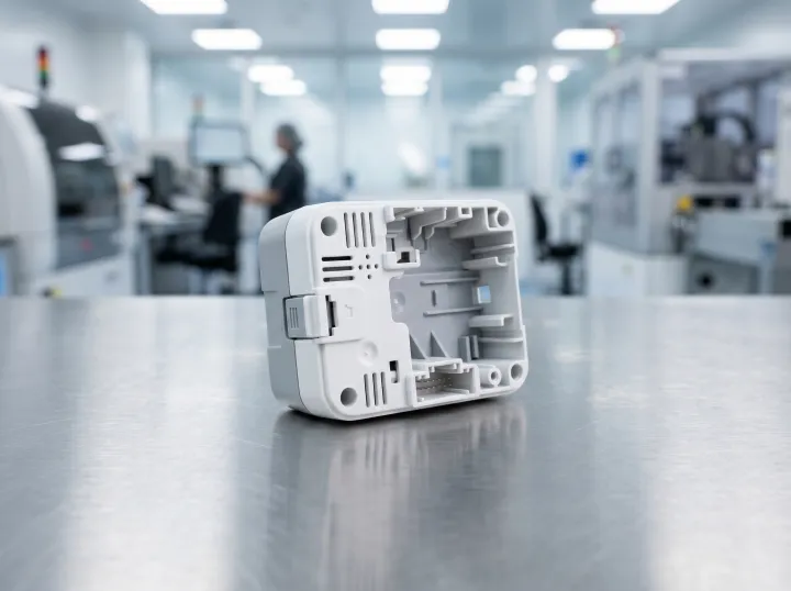 Bauteile für Diagnostikgeräte – präzisionsgefertigtes Kunststoffbauteil für medizinische Diagnostik