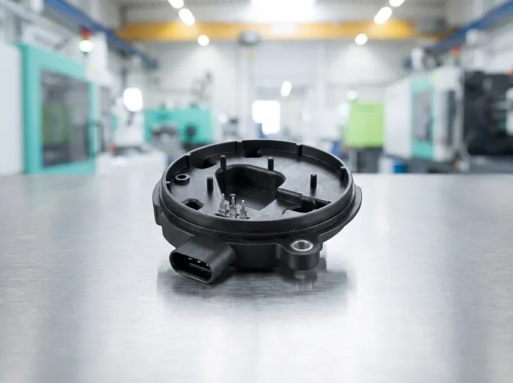 Anschlusssystem für Elektromotoren in Hausgeräten – Hybridbaugruppe mit Kontaktpins